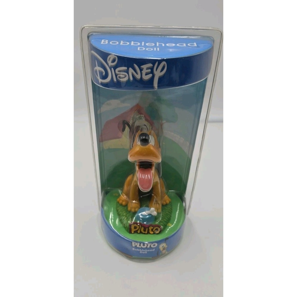 Disney Pluto Bobblehead Doll Mickey Mouse's Dog  Disneyland Character Toy NIB